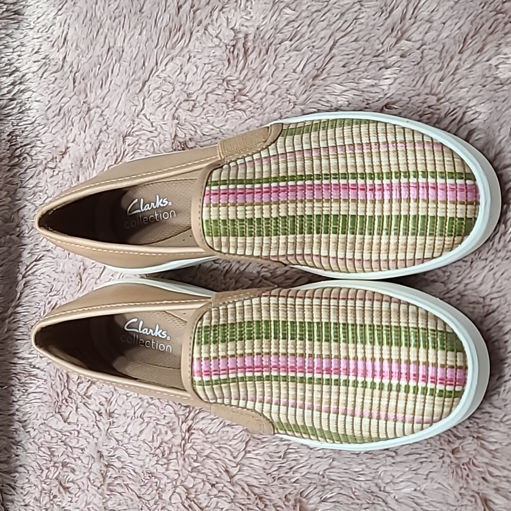 Clark's Collection Women's Slip-On Loafers Sz 8M